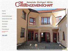 Tablet Screenshot of mitte.christengemeinschaft.com