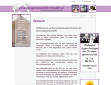 Tablet Screenshot of christengemeinschaft.org